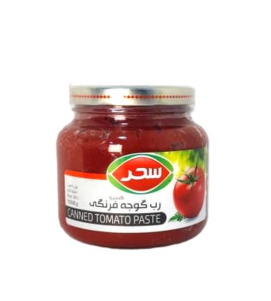 تصویر رب گوجه فرنگی 1500گرمی سحر بسته بندی شیشه 